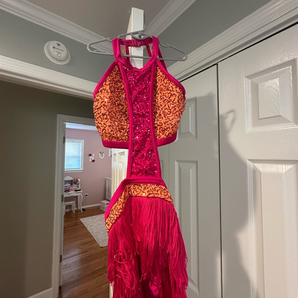Weissman Pink and Orange Dance Costume
